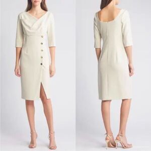 NWT Black Halo Edeline Sheath Dress 10R 
$415